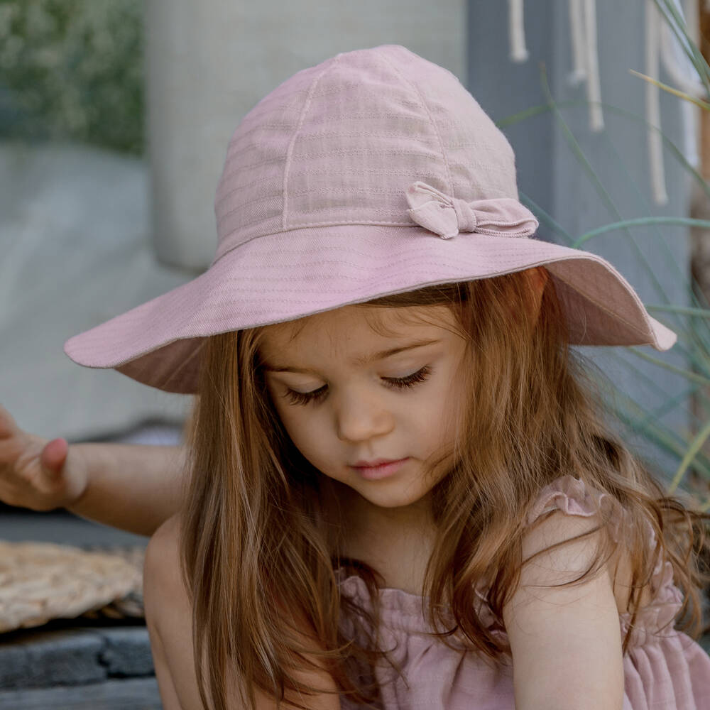 Jamiks-Розовая хлопковая панама | Childrensalon Outlet