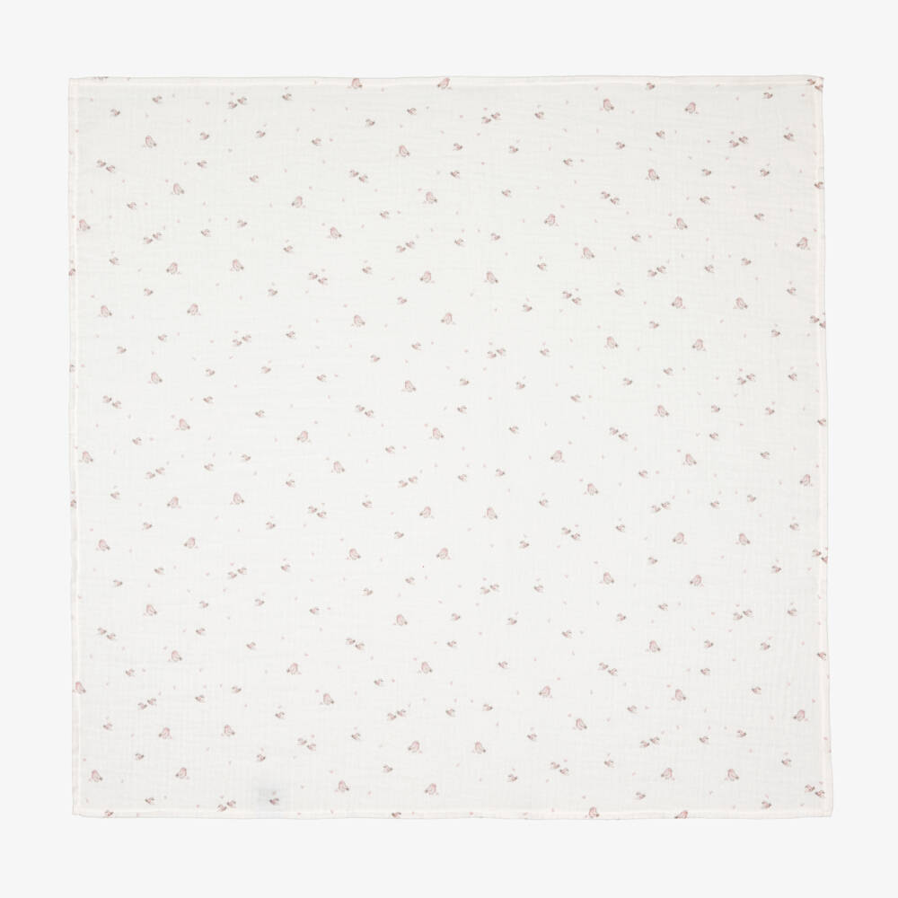 Jamiks-Girls Pink Floral Cotton Muslins Set | Childrensalon Outlet