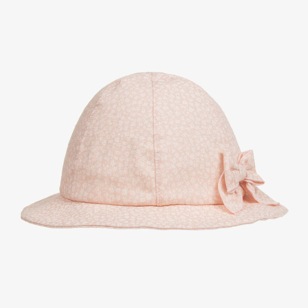 Jamiks-Girls Pink Organic Cotton Hat | Childrensalon Outlet