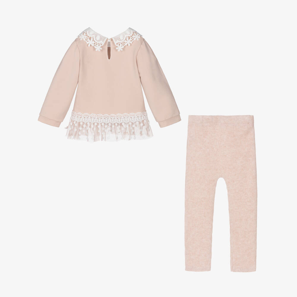 Jamiks-Girls Rose Lace Accent Ensemble | Childrensalon Outlet