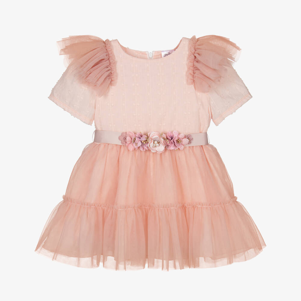 Jamiks-Girls Rosy Cotton & Tulle Delight | Childrensalon Outlet