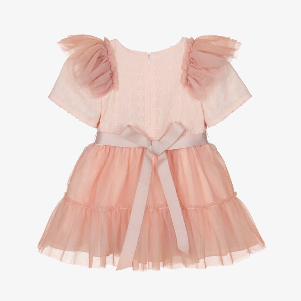 Jamiks-Girls Rosy Cotton & Tulle Delight | Childrensalon Outlet