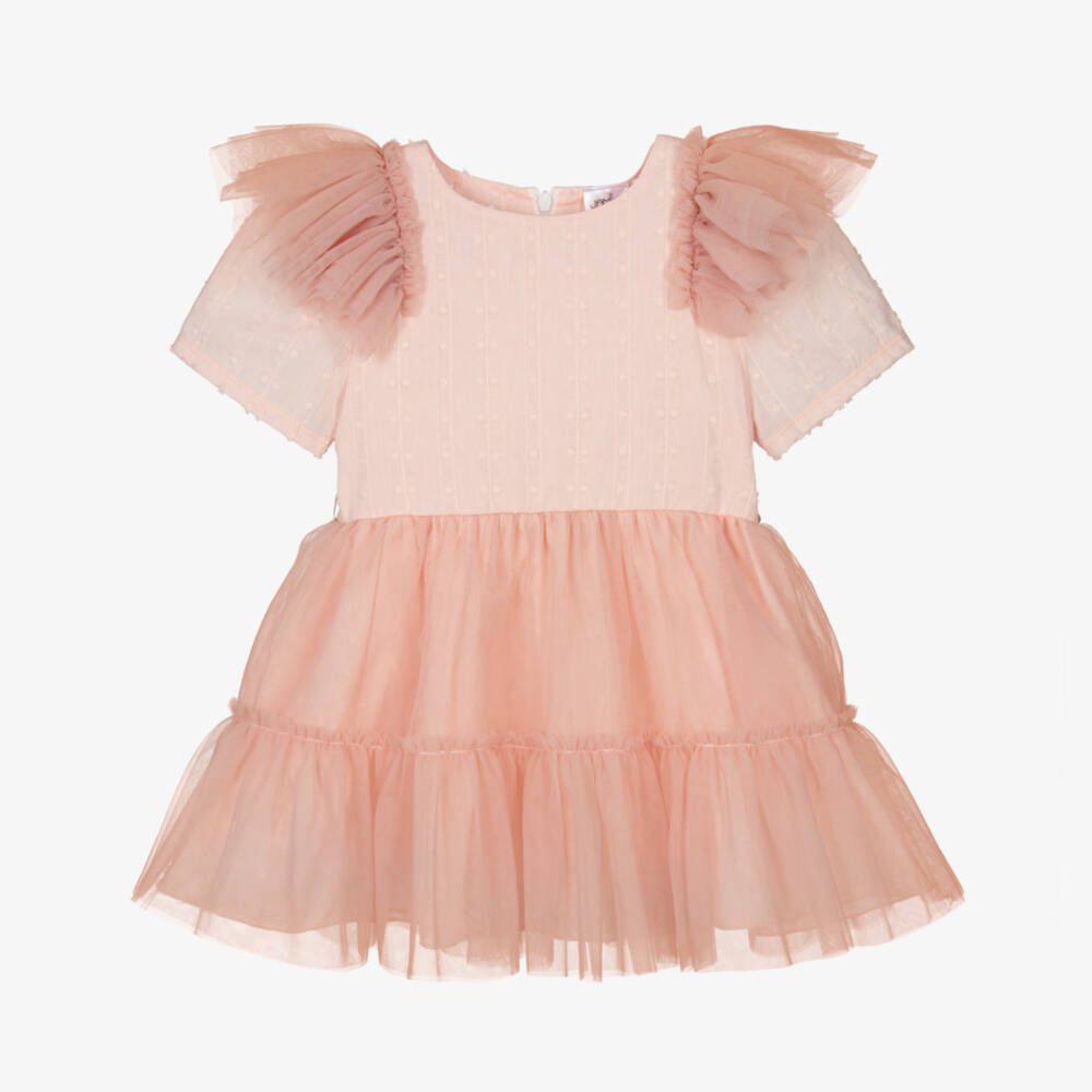 Jamiks-Girls Rosy Cotton & Tulle Delight | Childrensalon Outlet