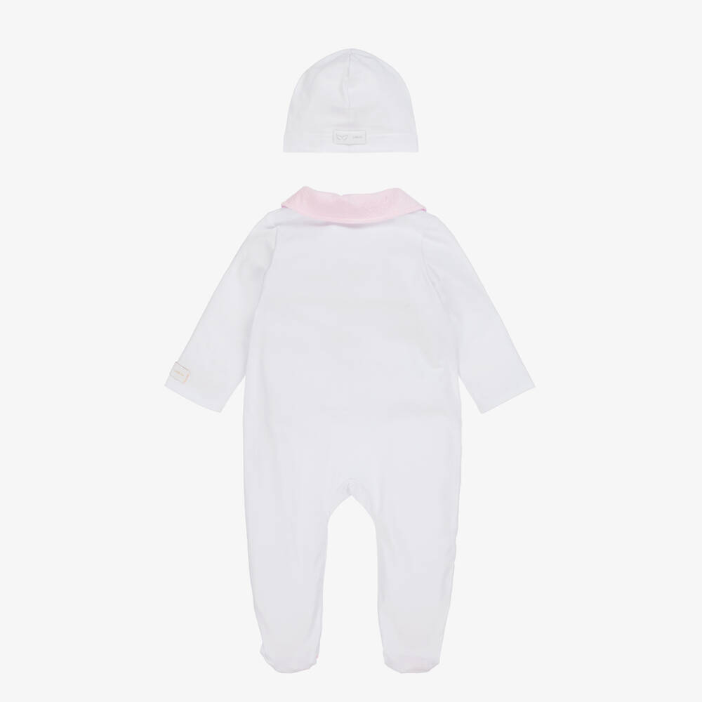 Jamiks-Girls Snowy Cotton Romper & Cap Duo | Childrensalon Outlet