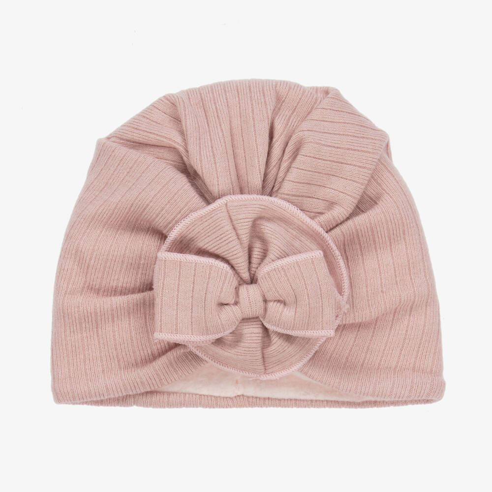 Jamiks-Girls Soft Pink Bow Hat | Childrensalon Outlet