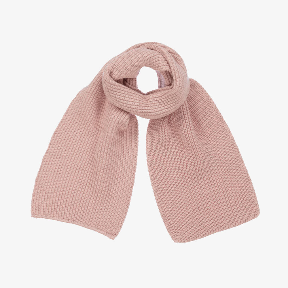 Jamiks-Girls Soft Pink Knit Scarf | Childrensalon Outlet