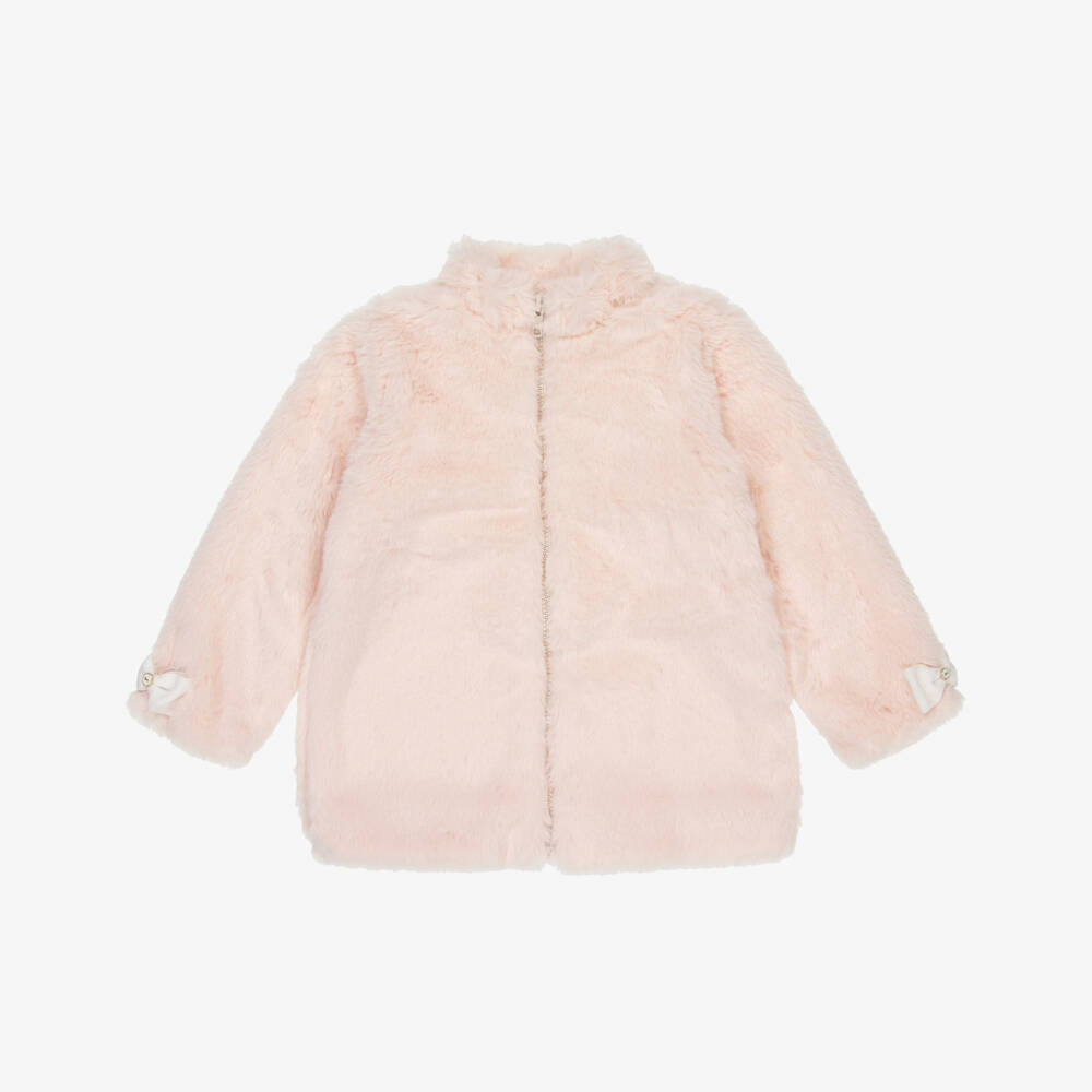 Jamiks-Мягкое розовое пальто для девочек | Childrensalon Outlet