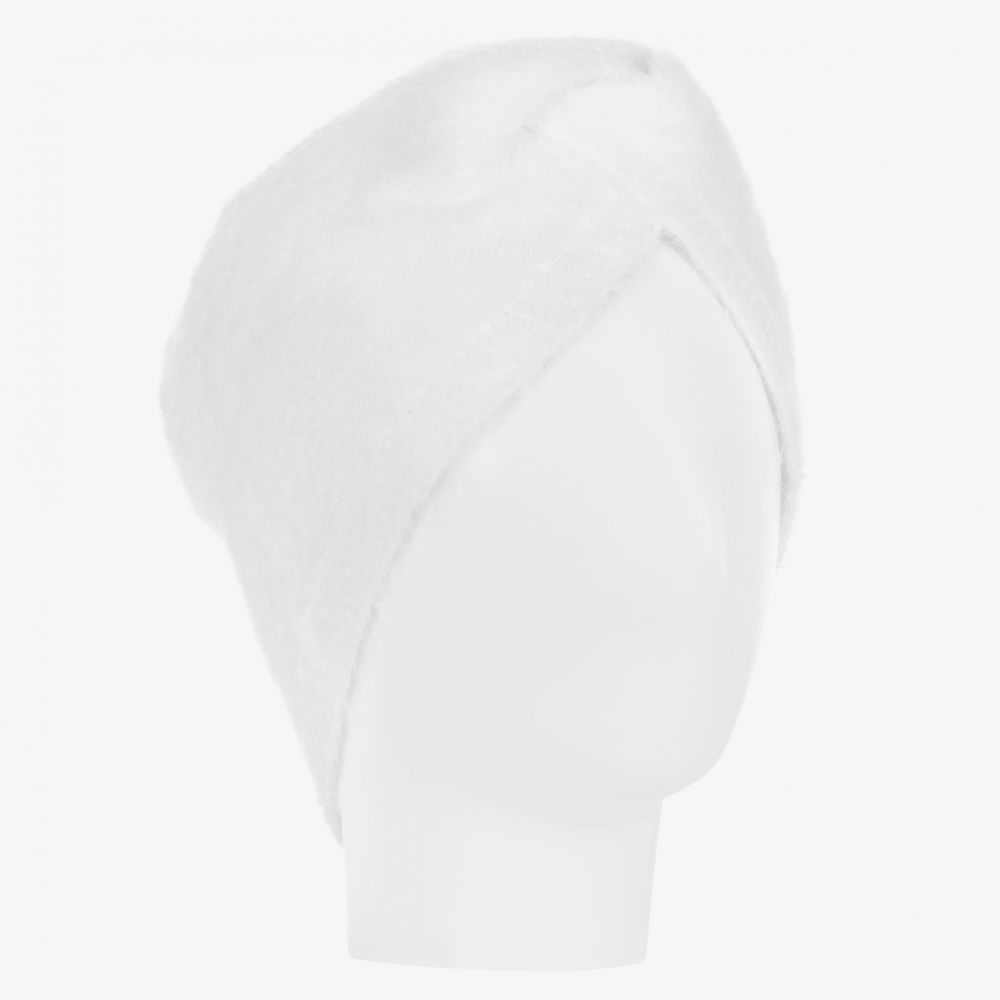 Jamiks - Girls White Knitted Headband | Childrensalon