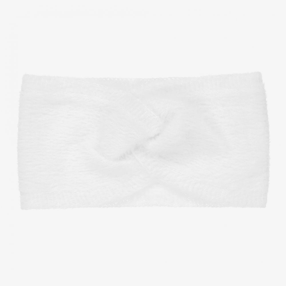 Jamiks-Белая вязаная повязка на голову для девочек | Childrensalon Outlet