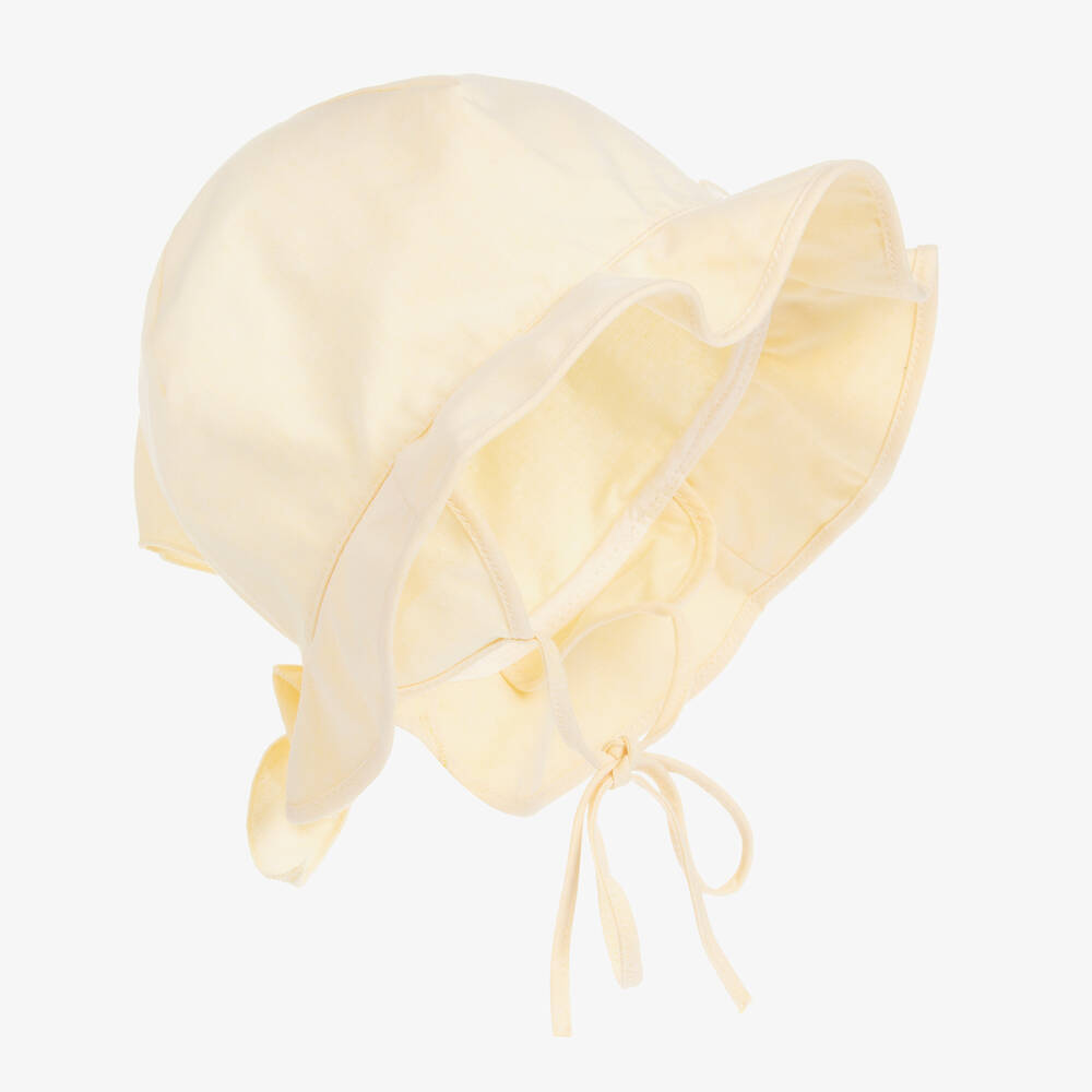 Jamiks - Bonnet jaune en coton fille | Childrensalon