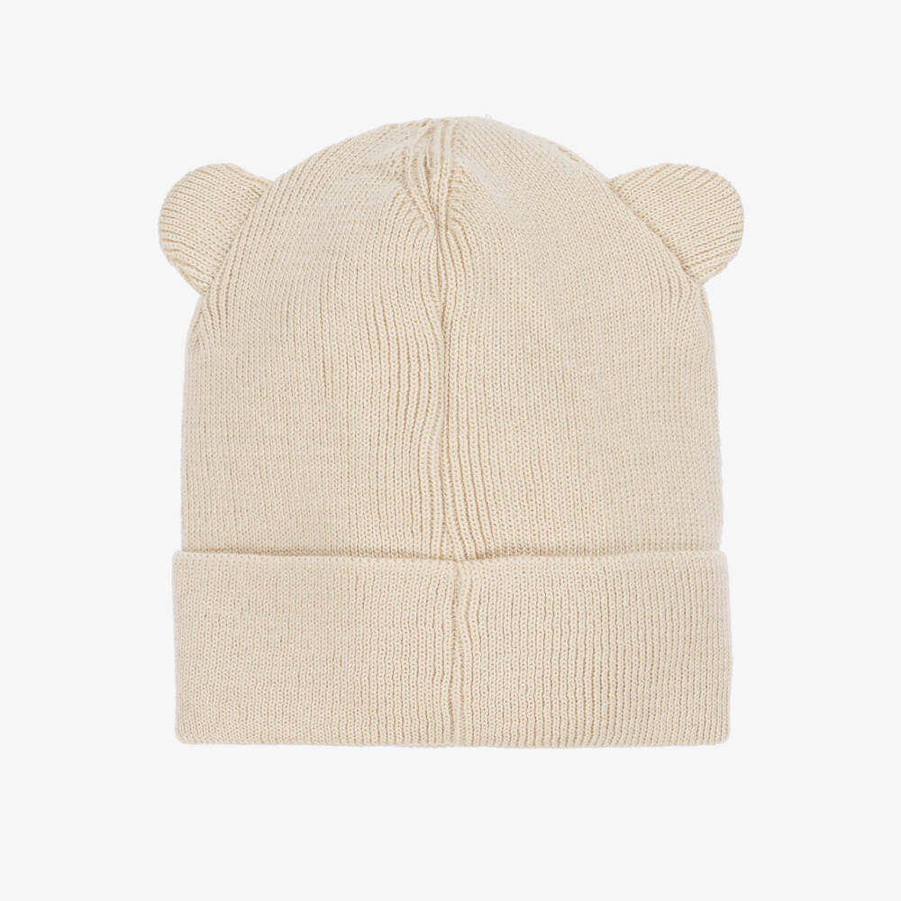 Jamiks-Infant Beige Bamboo Knit Cap | Childrensalon Outlet