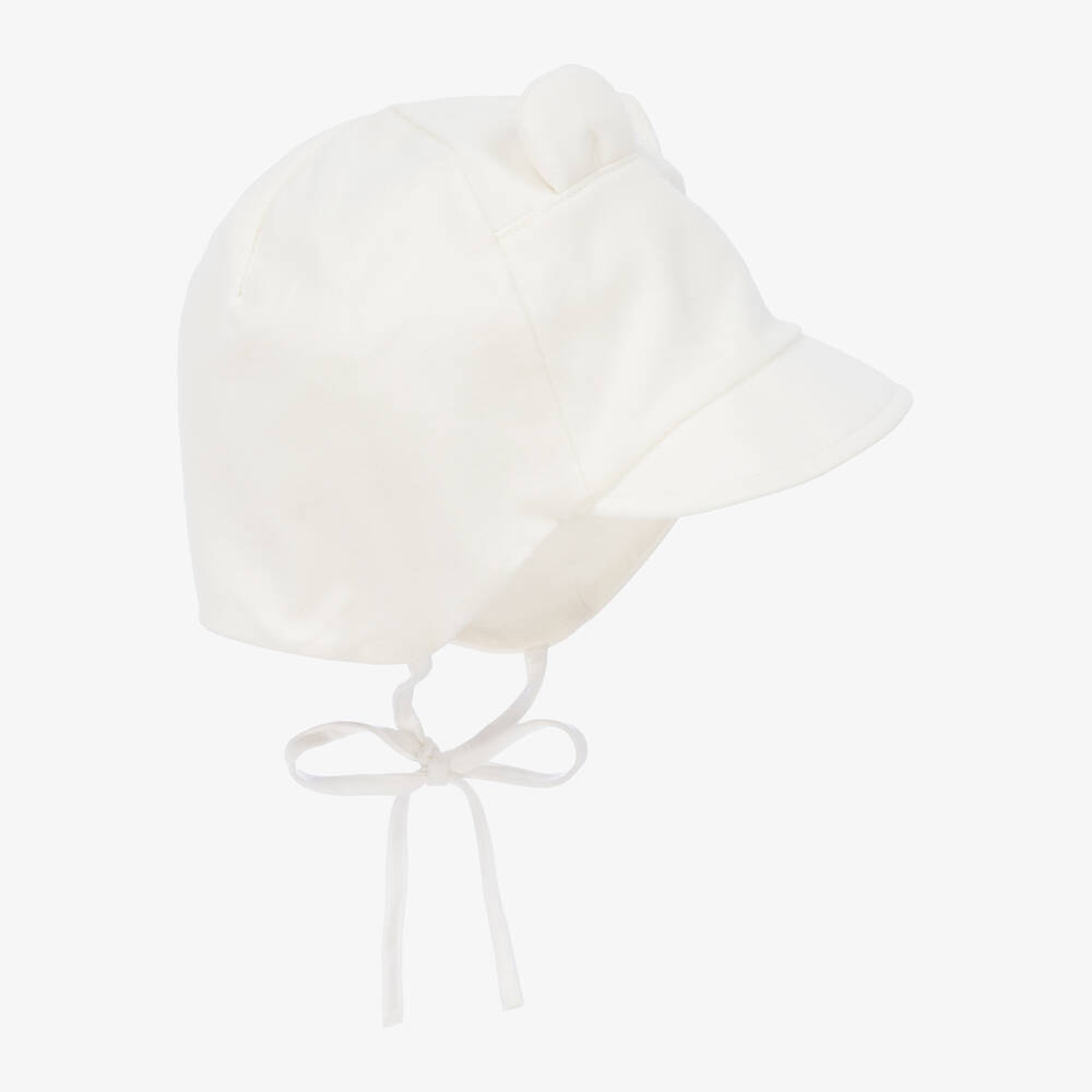 جاميكس-قبعة قطن جيرسي لون عاجي للأطفال | Childrensalon Outlet