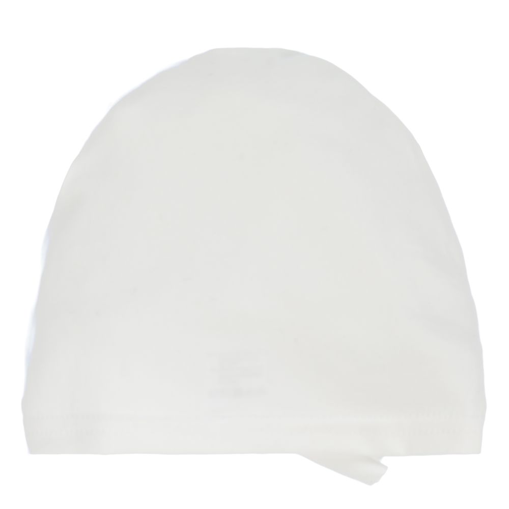 Jamiks-قبعة توربان قطن جيرسي لون عاجي للبنات | Childrensalon Outlet