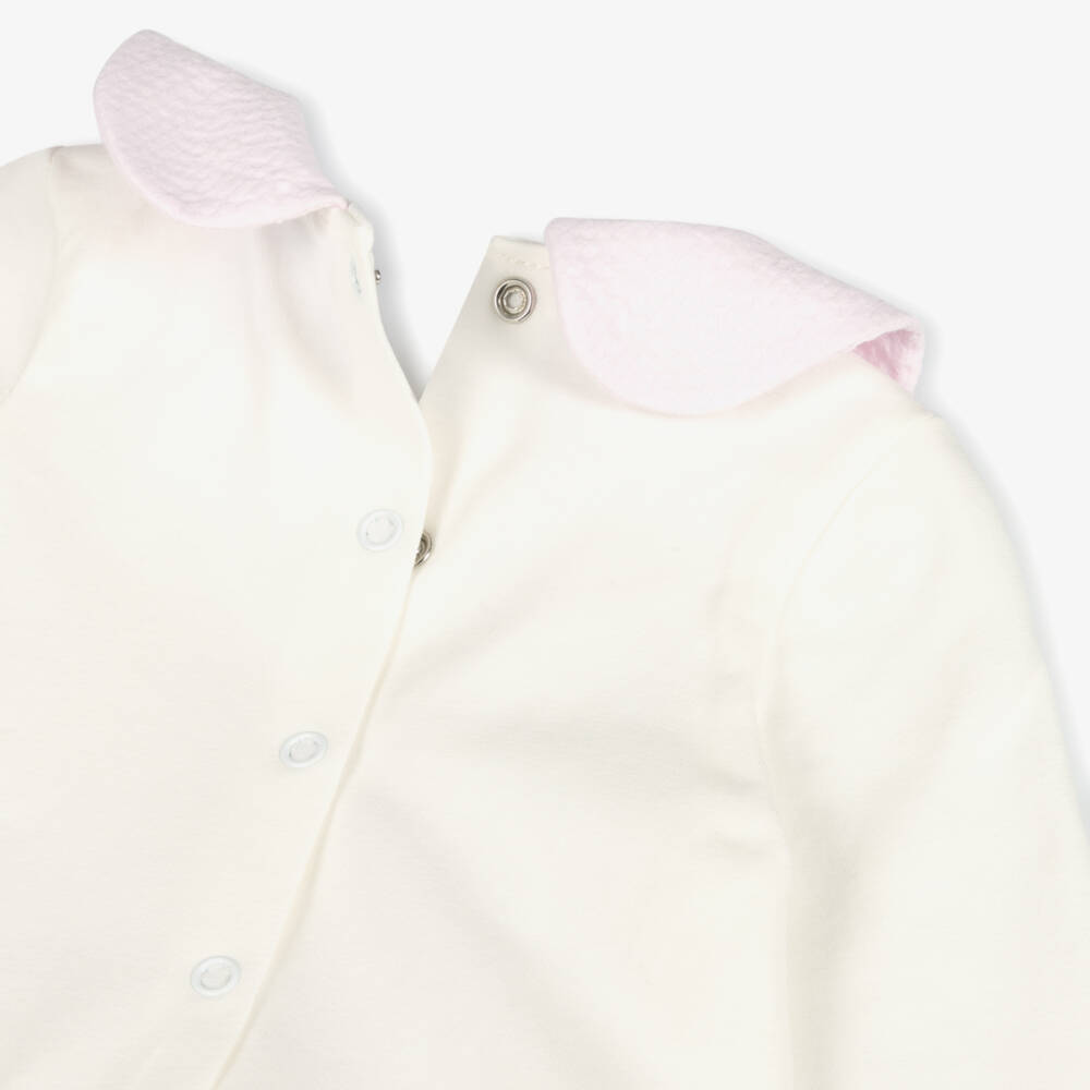 Jamiks-Ivory Rabbit Babygrow & Hat Duo | Childrensalon Outlet