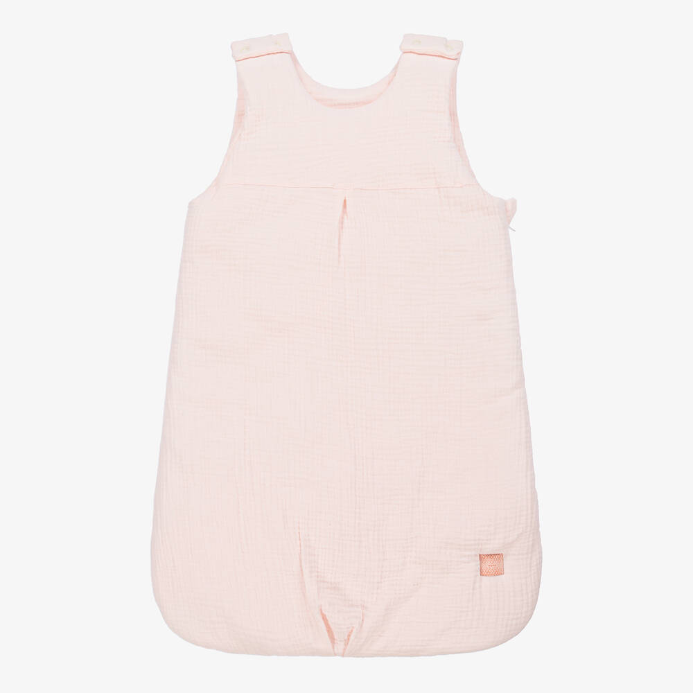 Jamiks - Pink Cotton Baby Sleeping Bag (67cm) | Childrensalon