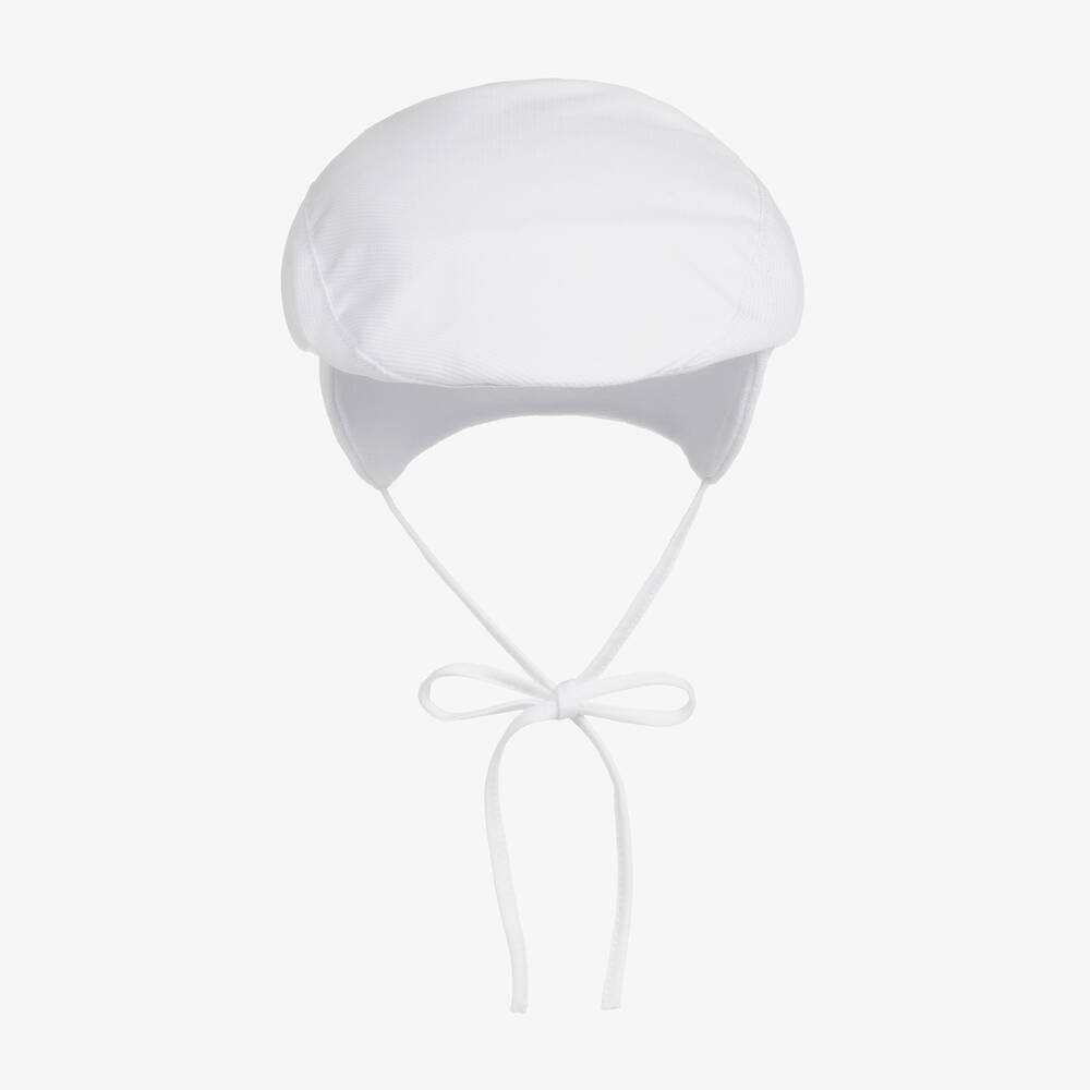 Jamiks-White Organic Cotton Baby Cap | Childrensalon Outlet