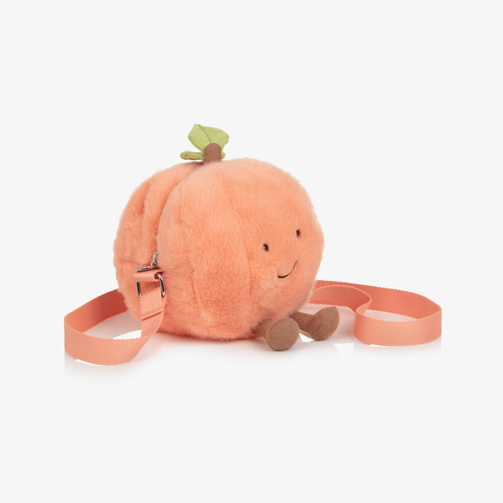 Jellycat-Amuseables Peach Shoulder Bag (18cm) | Childrensalon Outlet