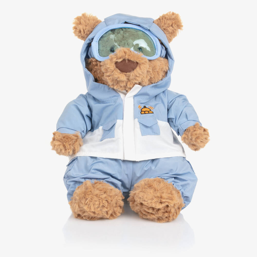 Jellycat-Bartholomew Bear Soft Toy in Blue Snowsuit (26cm) | Childrensalon Outlet