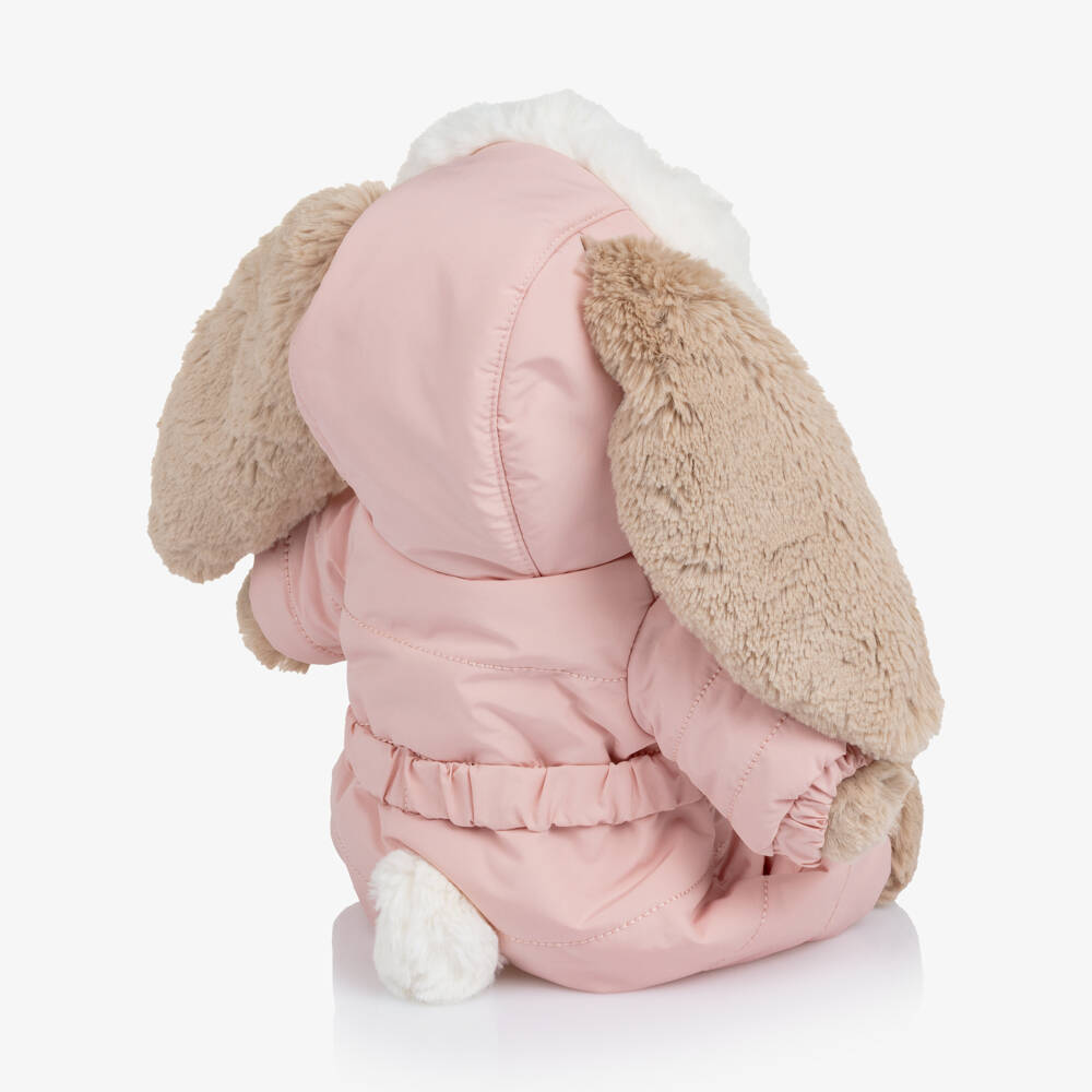 Jellycat-Bashful Bunny Soft Toy in Pink Snowsuit (31cm) | Childrensalon Outlet
