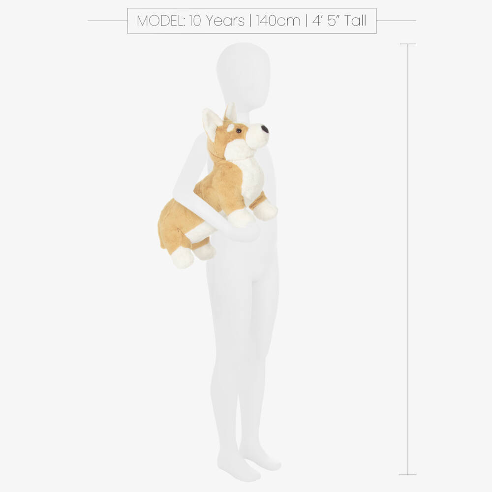 Jellycat-Beige Betty Corgi Soft Toy (34cm) | Childrensalon Outlet