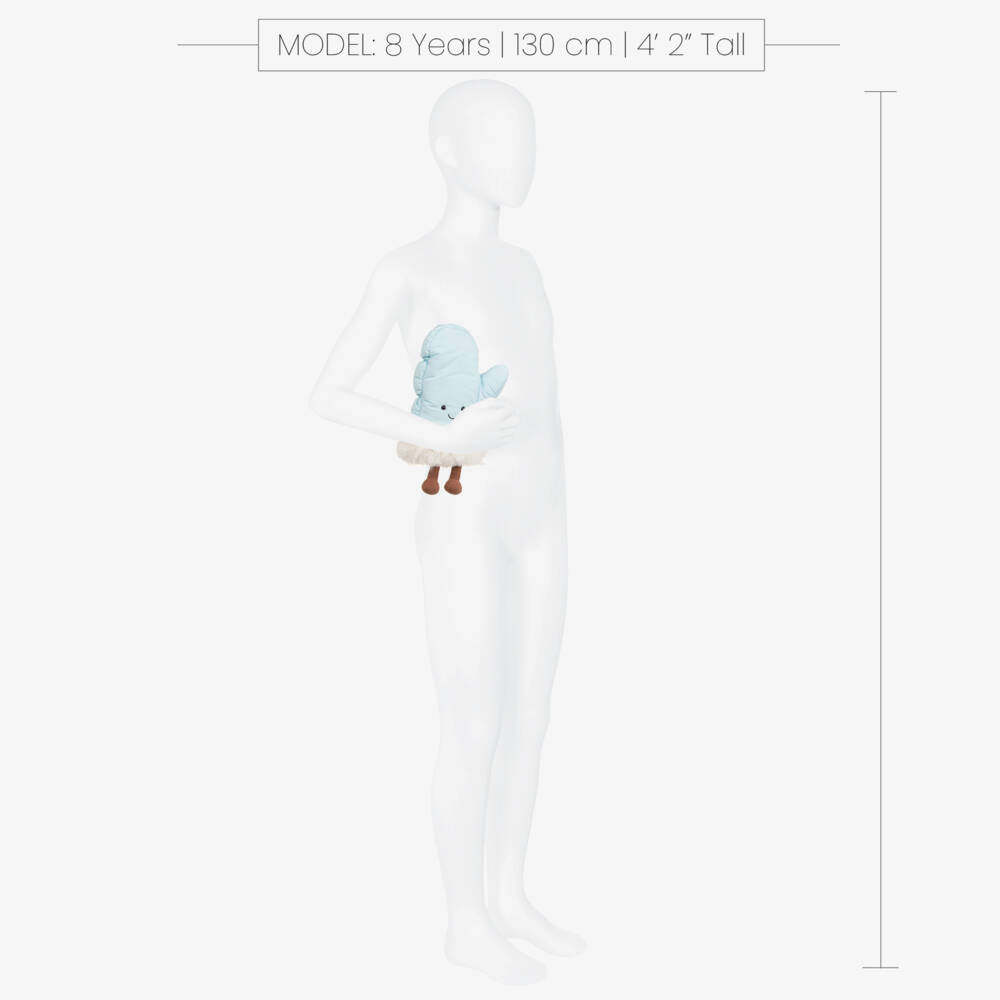 Jellycat-Blue Amuseables Mitten Soft Toy (25cm) | Childrensalon Outlet
