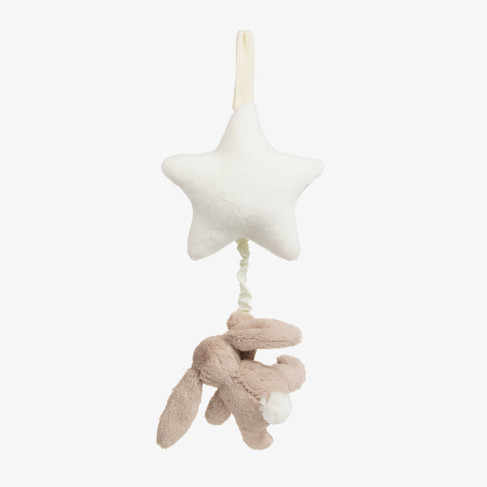 Jellycat-Boys Musical Beige Rabbit Lullaby Toy | Childrensalon Outlet