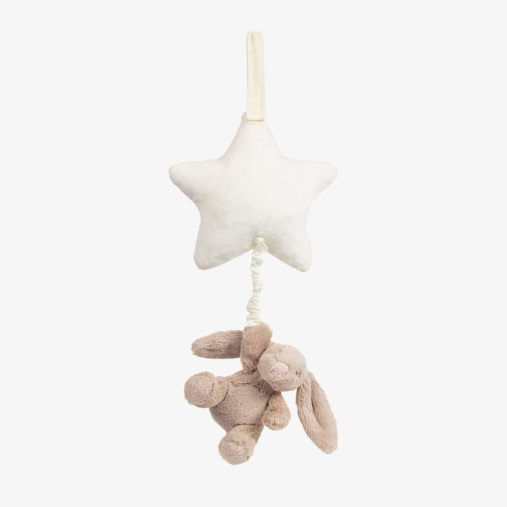 Jellycat-Boys Musical Beige Rabbit Lullaby Toy | Childrensalon Outlet