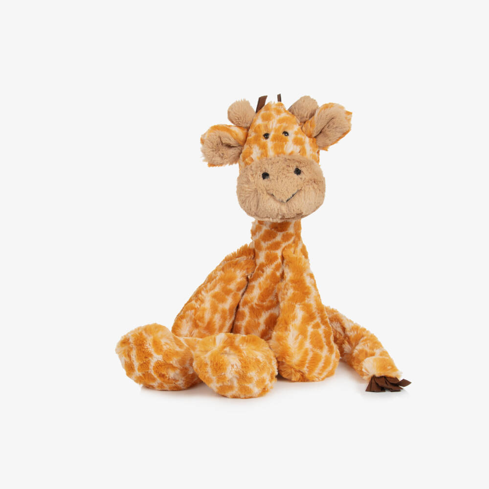 Jellycat-Boys Orange Giraffe Plush Cuddle | Childrensalon Outlet