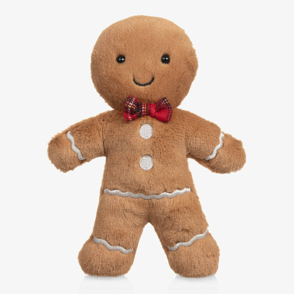 Jellycat-Brown Gingerbread Fred Soft Toy (19cm) | Childrensalon Outlet