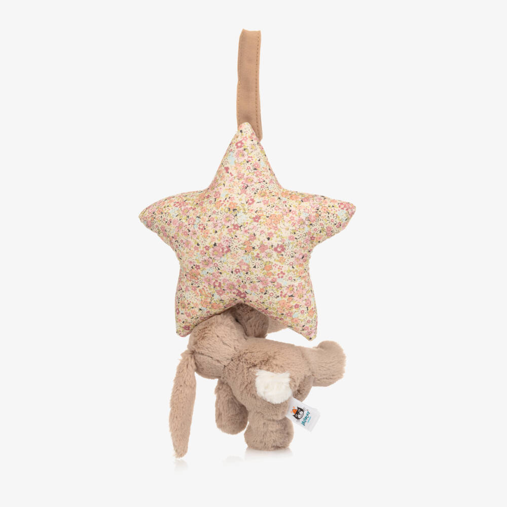 Jellycat-Girls' Ivory Bunny Lullaby Pull Toy | Childrensalon Outlet