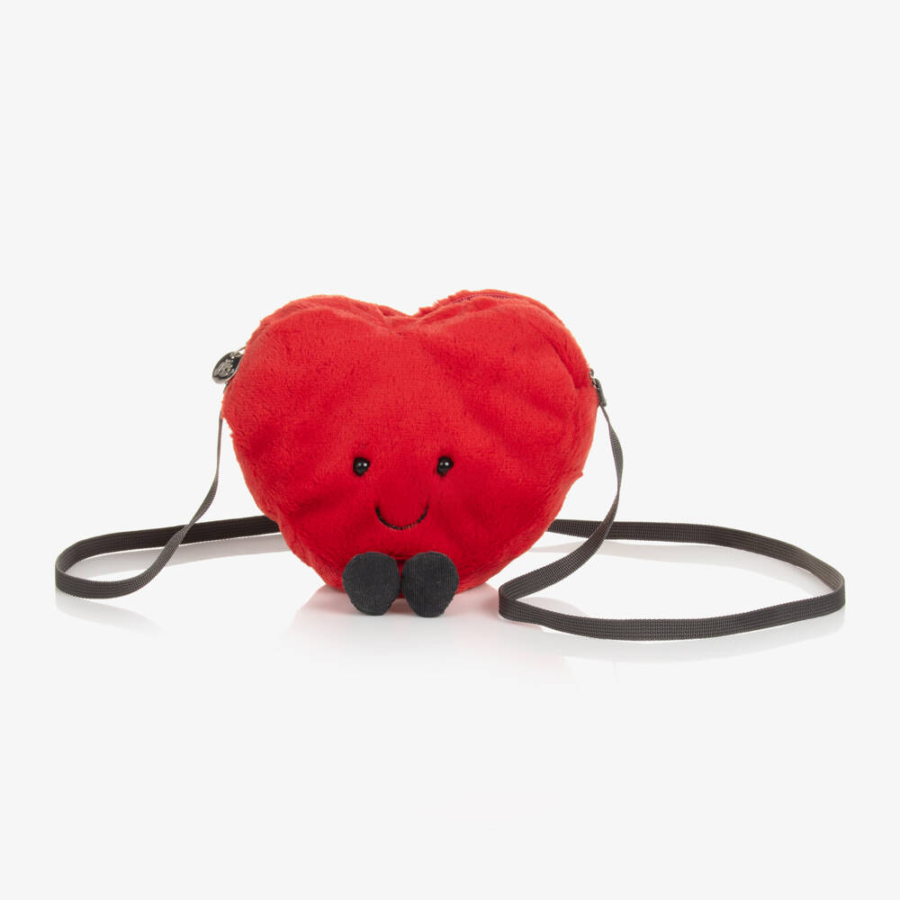 Jellycat-Girls Red Amuseable Heart Bag (18cm) | Childrensalon Outlet