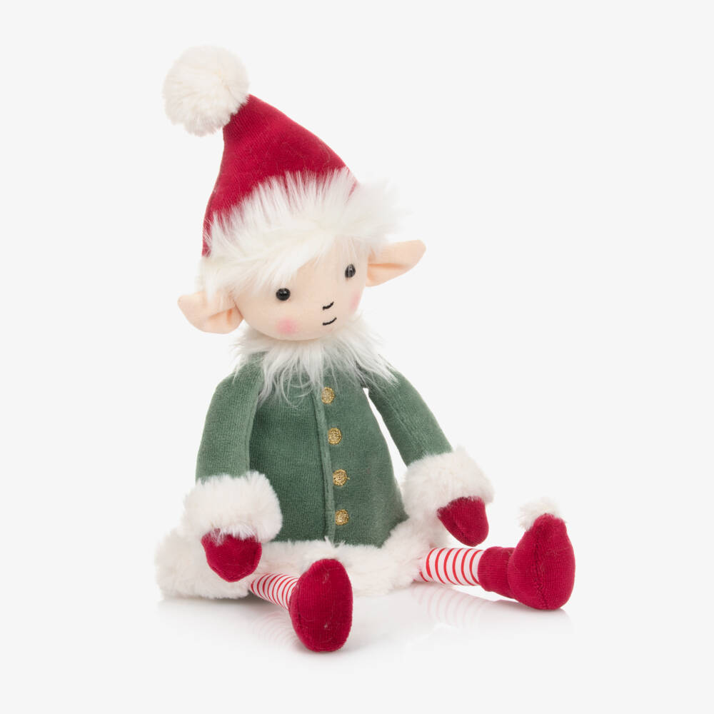 Jellycat-Green Leffy Elf Soft Toy (34cm) | Childrensalon Outlet