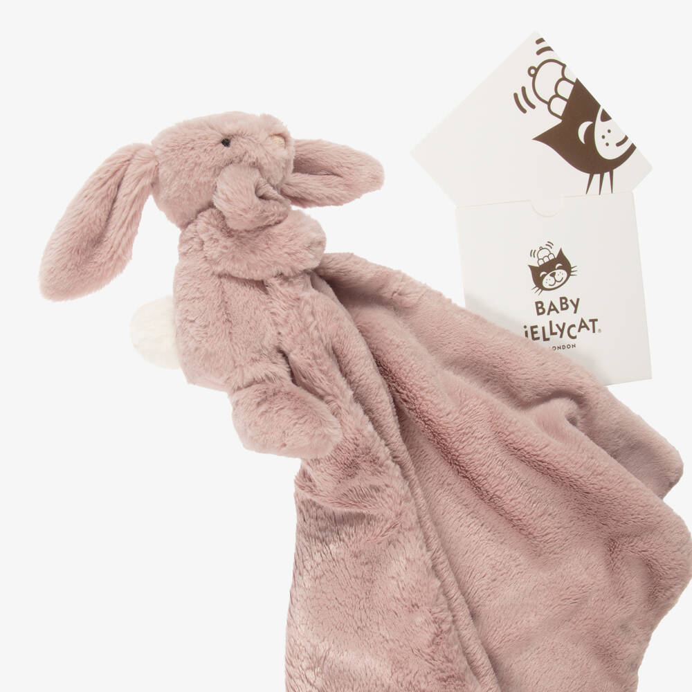 Jellycat-Pink Bashful Luxe Bunny Luna Soother (34cm) | Childrensalon Outlet