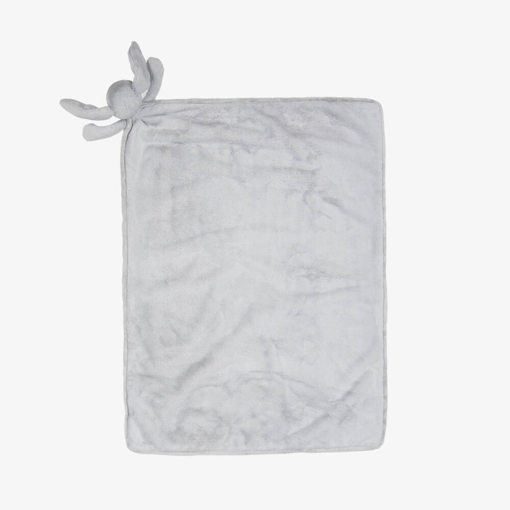 Jellycat-Silver Bashful Bunny Plush Blanket (74cm) | Childrensalon Outlet