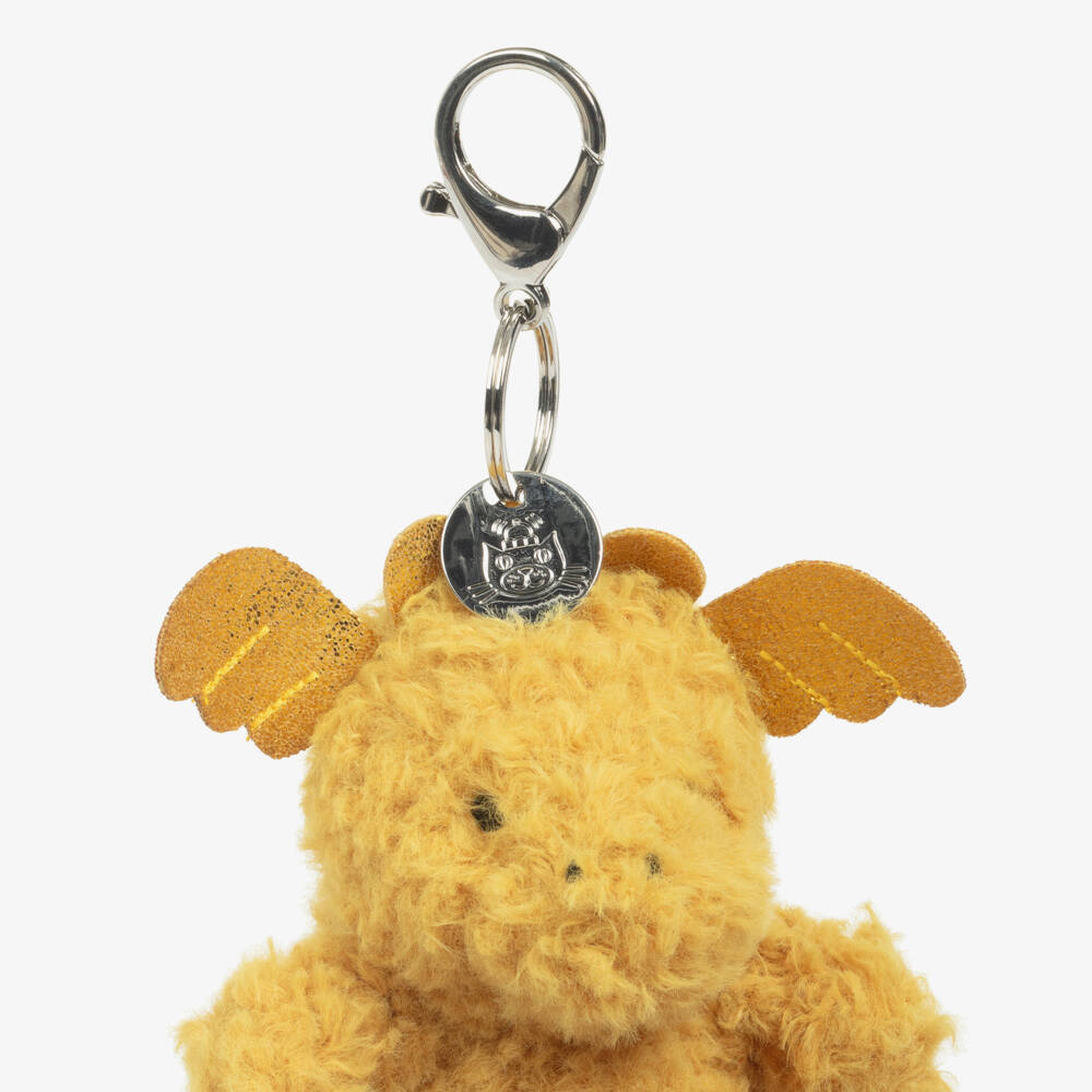 Jellycat-Yellow Little Dragon Bag Charm (16cm) | Childrensalon Outlet