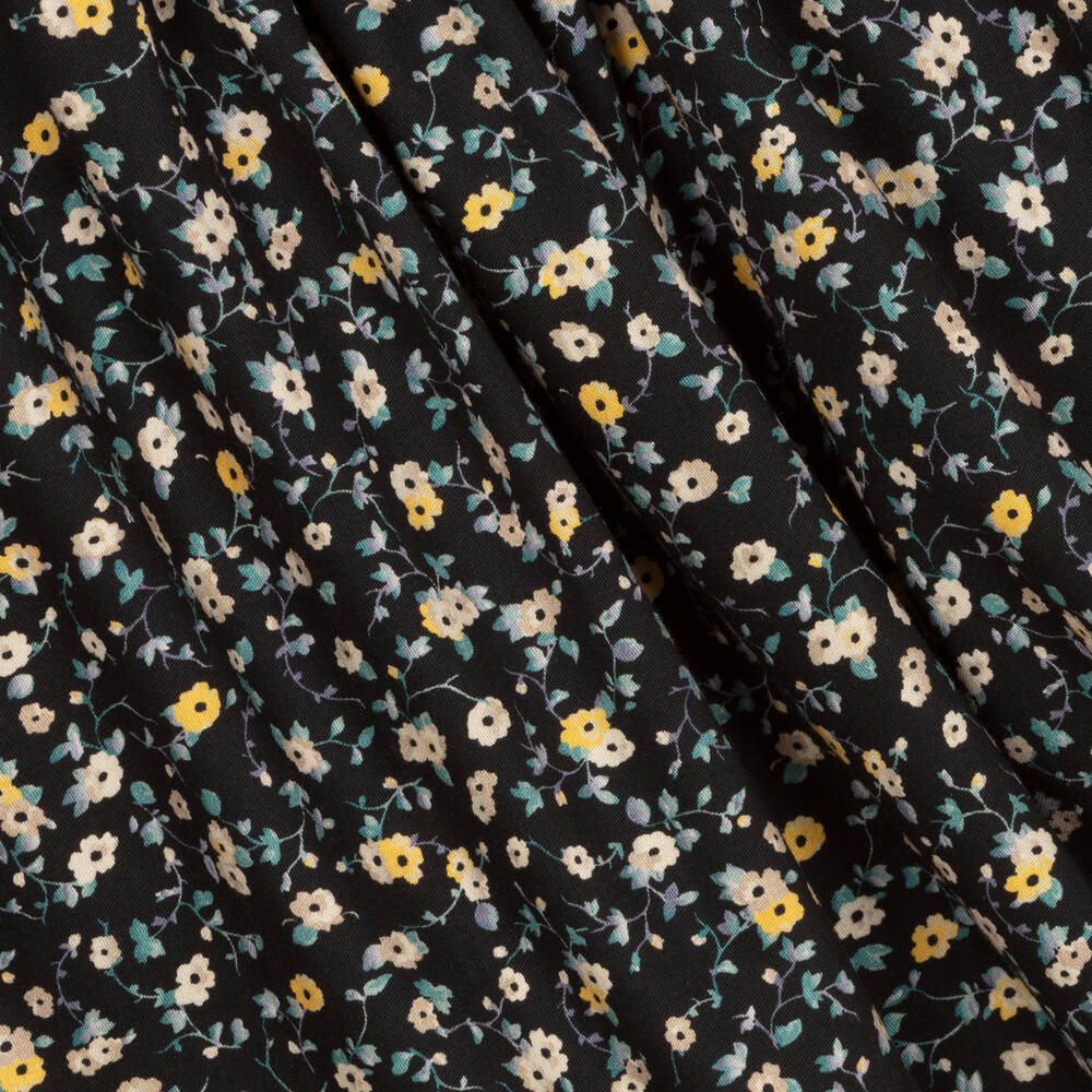 Jessie and James London-Black & Yellow Floral Dress | Childrensalon Outlet