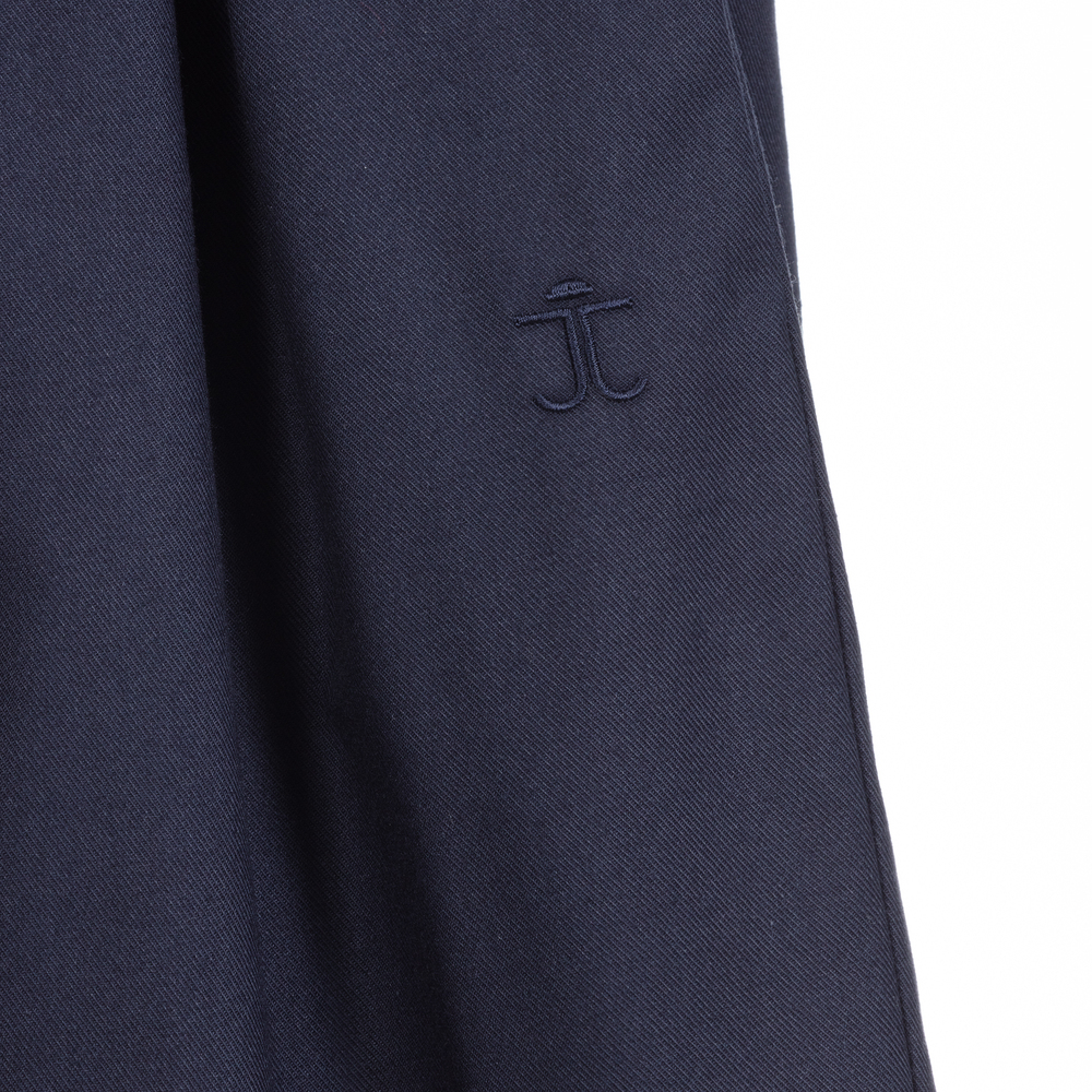 Jessie and James London-Blue Floral Belted Culottes | Childrensalon Outlet