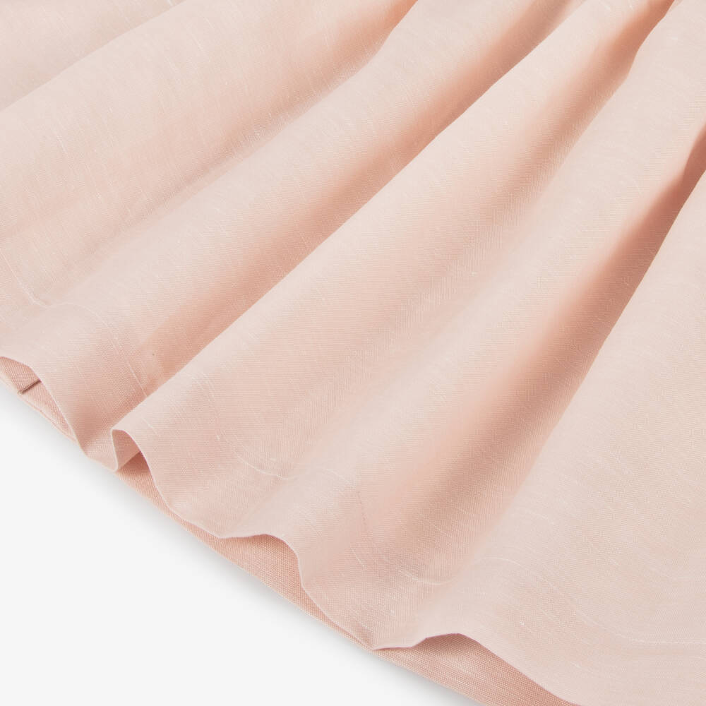 Jessie and James London-Girls Blush Cotton Frilled Dress | Childrensalon Outlet