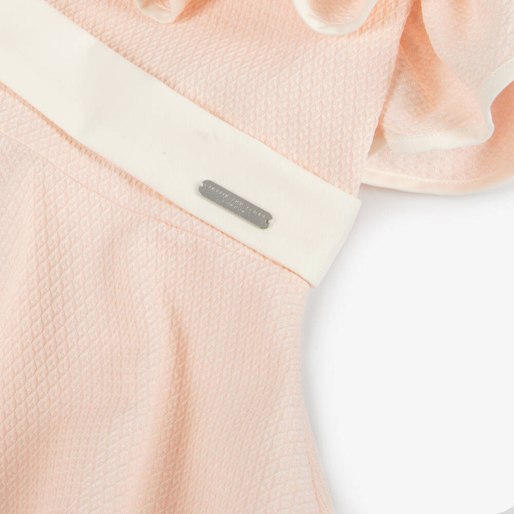 Jessie and James London-فستان وردي فاتح مزين بالكشكش للبنات | Childrensalon Outlet