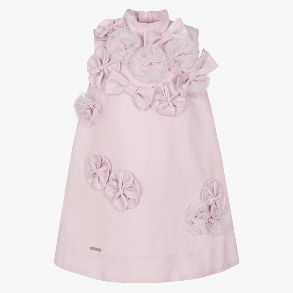Jessie and James London-Girls Delicate Lilac Bloom Dress | Childrensalon Outlet