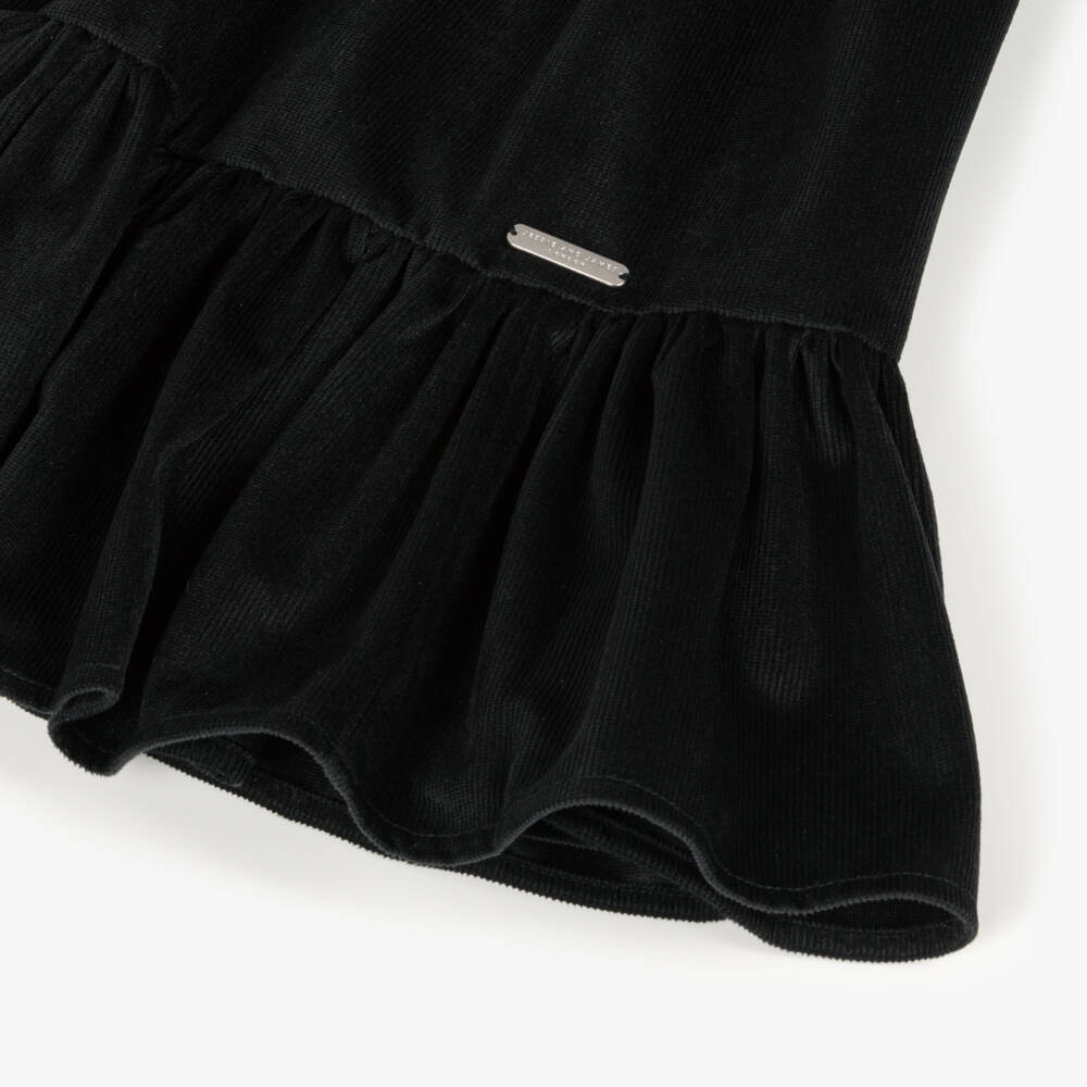 Jessie and James London-Girls Elegant Black Cord Dress | Childrensalon Outlet