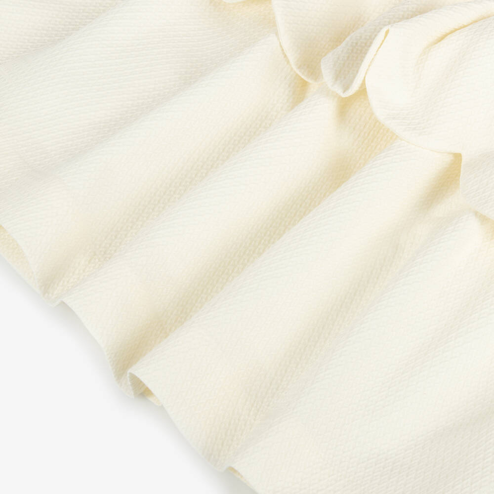 Jessie and James London-Girls Elegant Ivory Bow Dress | Childrensalon Outlet