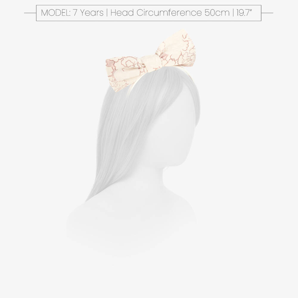 Jessie and James London-Girls' Elegant Pink Woven Headband | Childrensalon Outlet