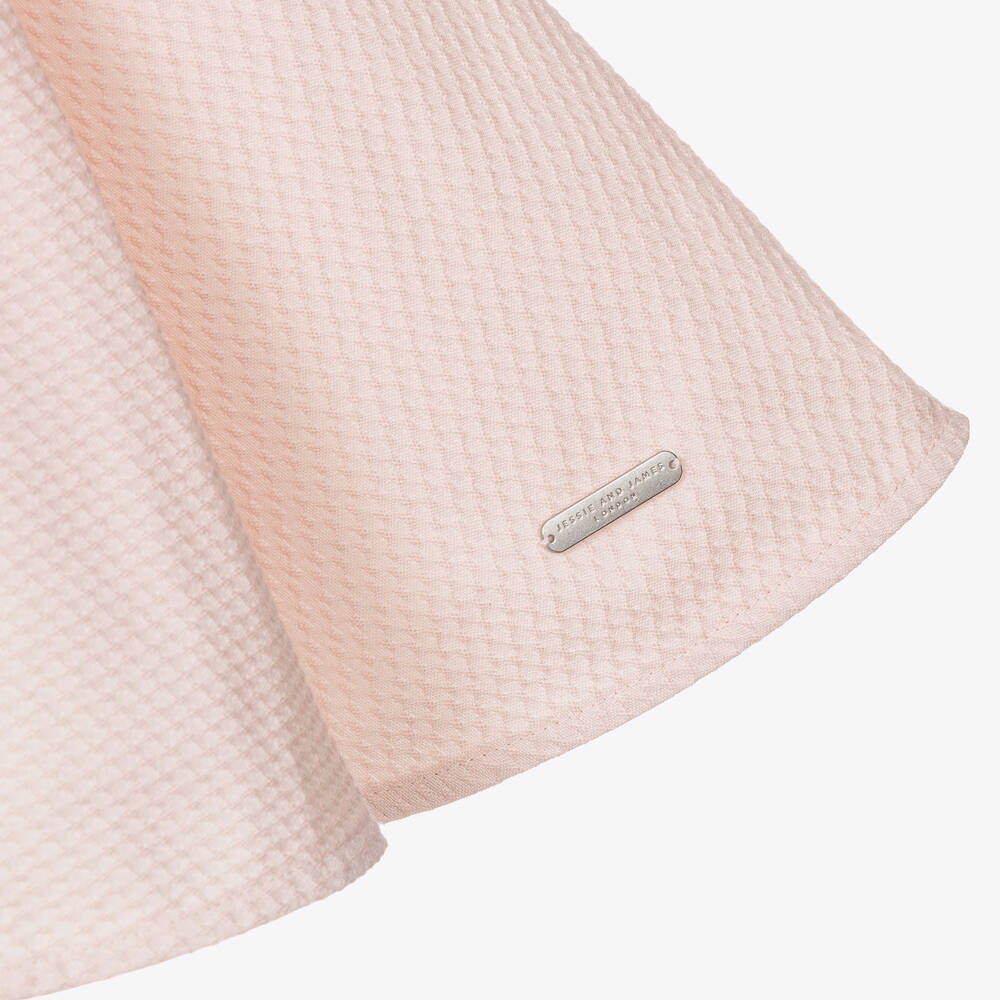Jessie and James London-Girls Ivory & Pink Cotton Dress | Childrensalon Outlet