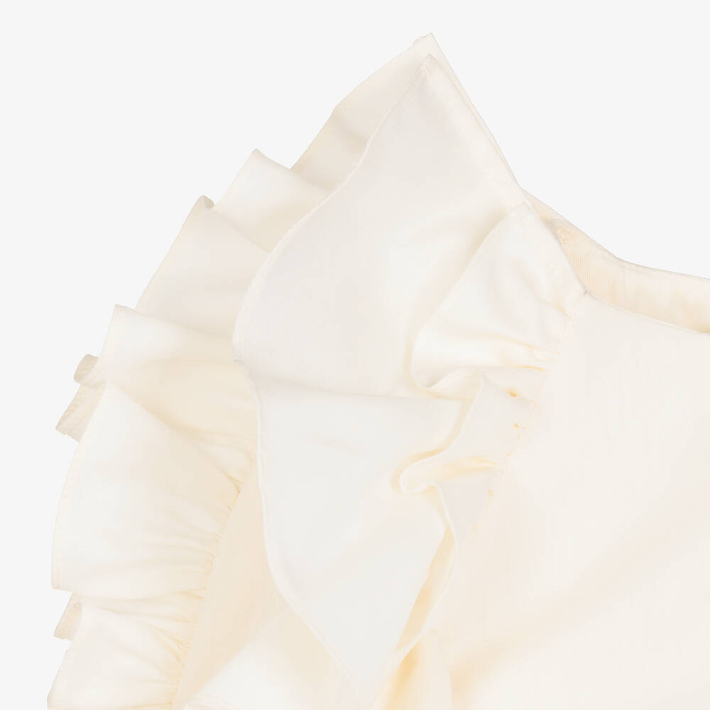 Jessie and James London-Кремово-розовое жаккардовое платье | Childrensalon Outlet