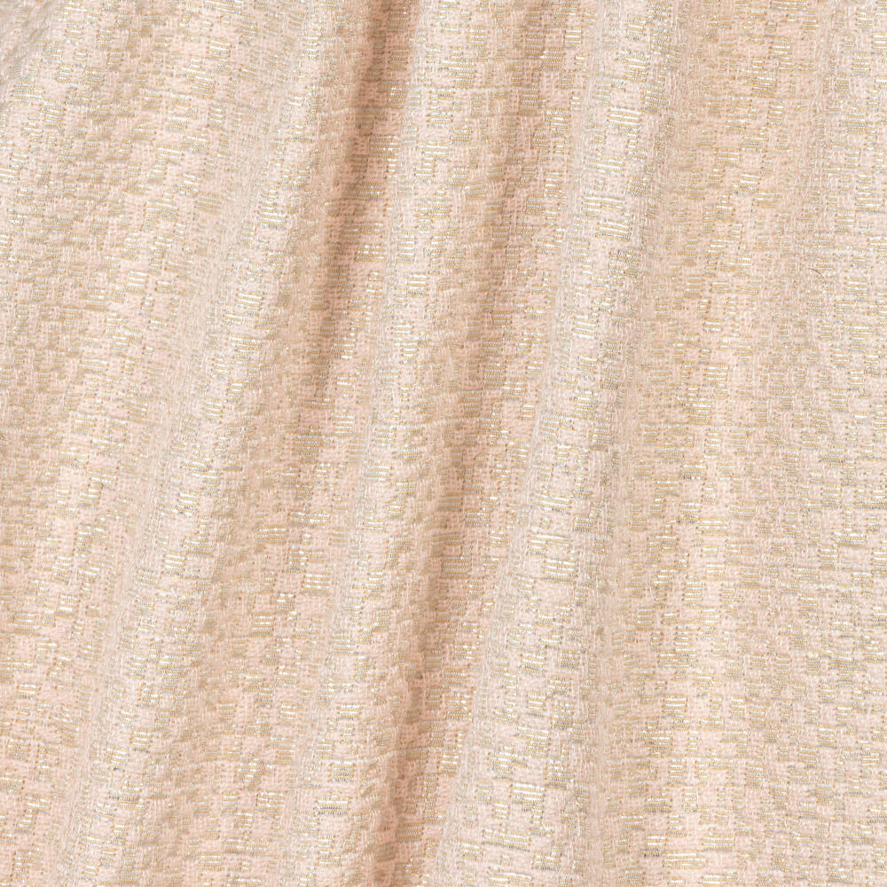 Jessie and James London-Girls Pink & Ivory Jacquard Ruffle Dress | Childrensalon Outlet