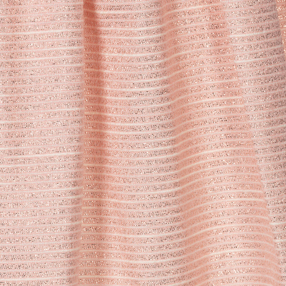 Jessie and James London-Розовое хлопковое платье в полоску | Childrensalon Outlet