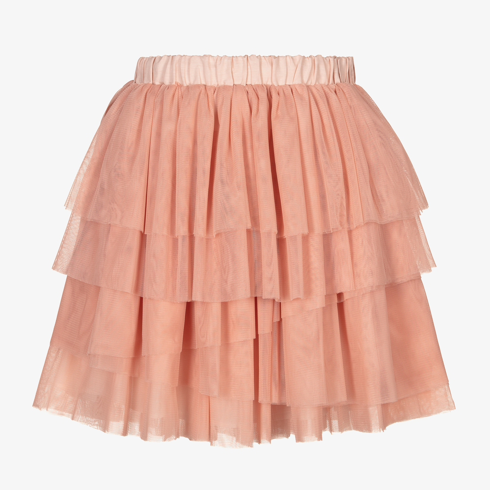 Jessie and James London-Girls Pink Tulle Layered Skirt | Childrensalon Outlet