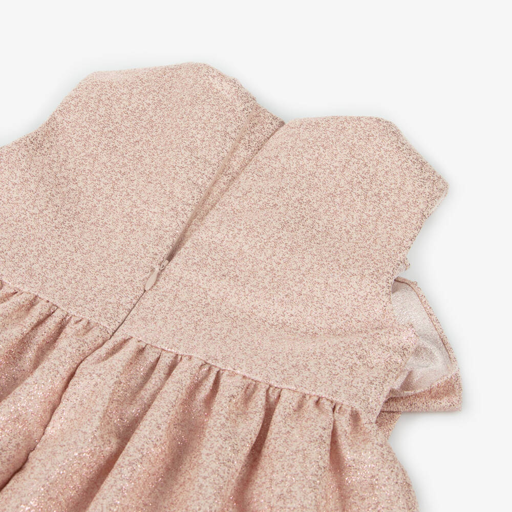 Jessie and James London-Girls Shimmering Rosette Gown | Childrensalon Outlet