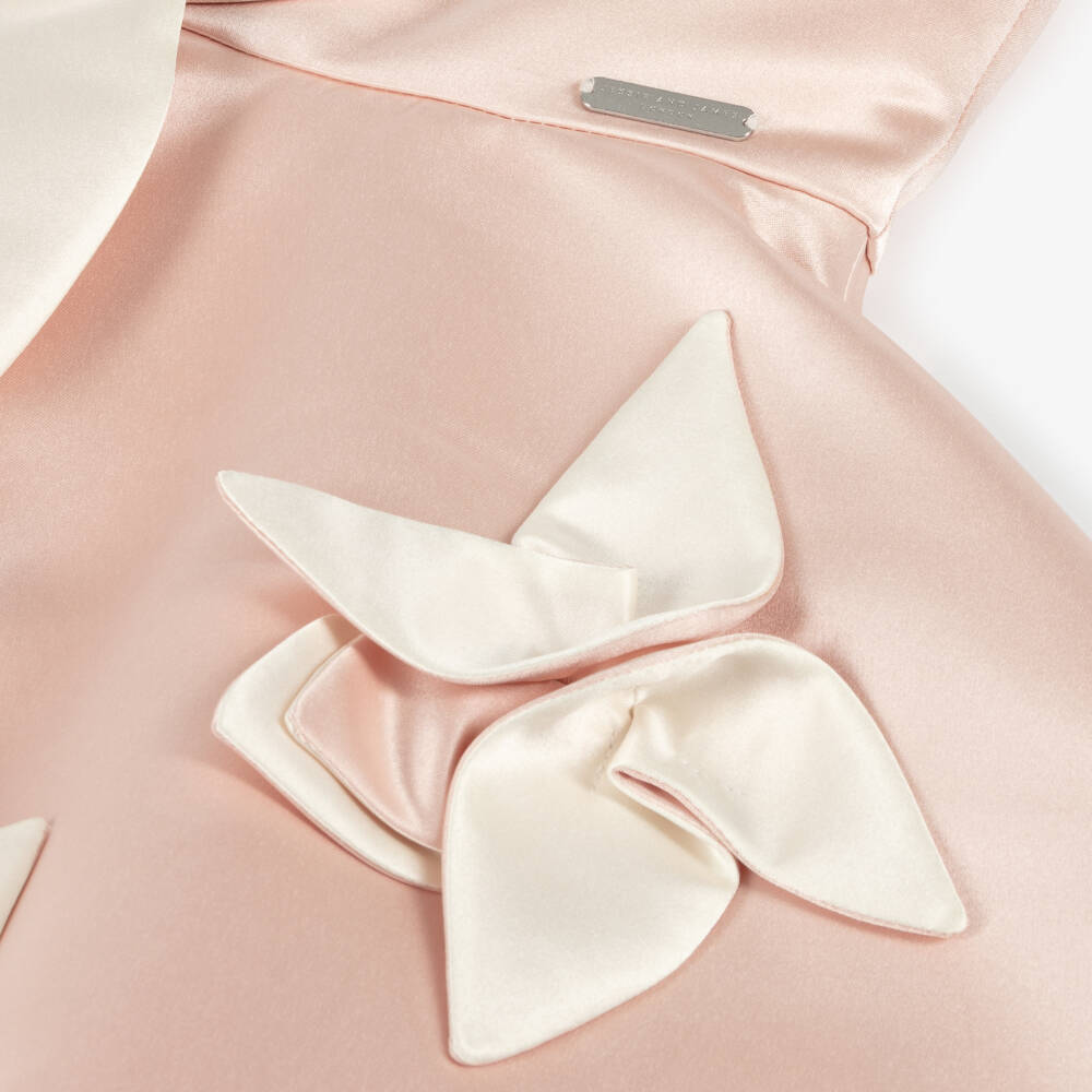 Jessie and James London-Платье из атласа с цветочным узором закат для девочек | Childrensalon Outlet